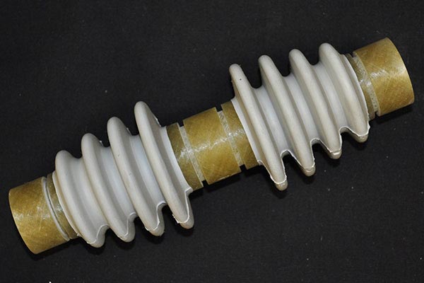 Molded Silicone And Filament Wound Demonstration Tube